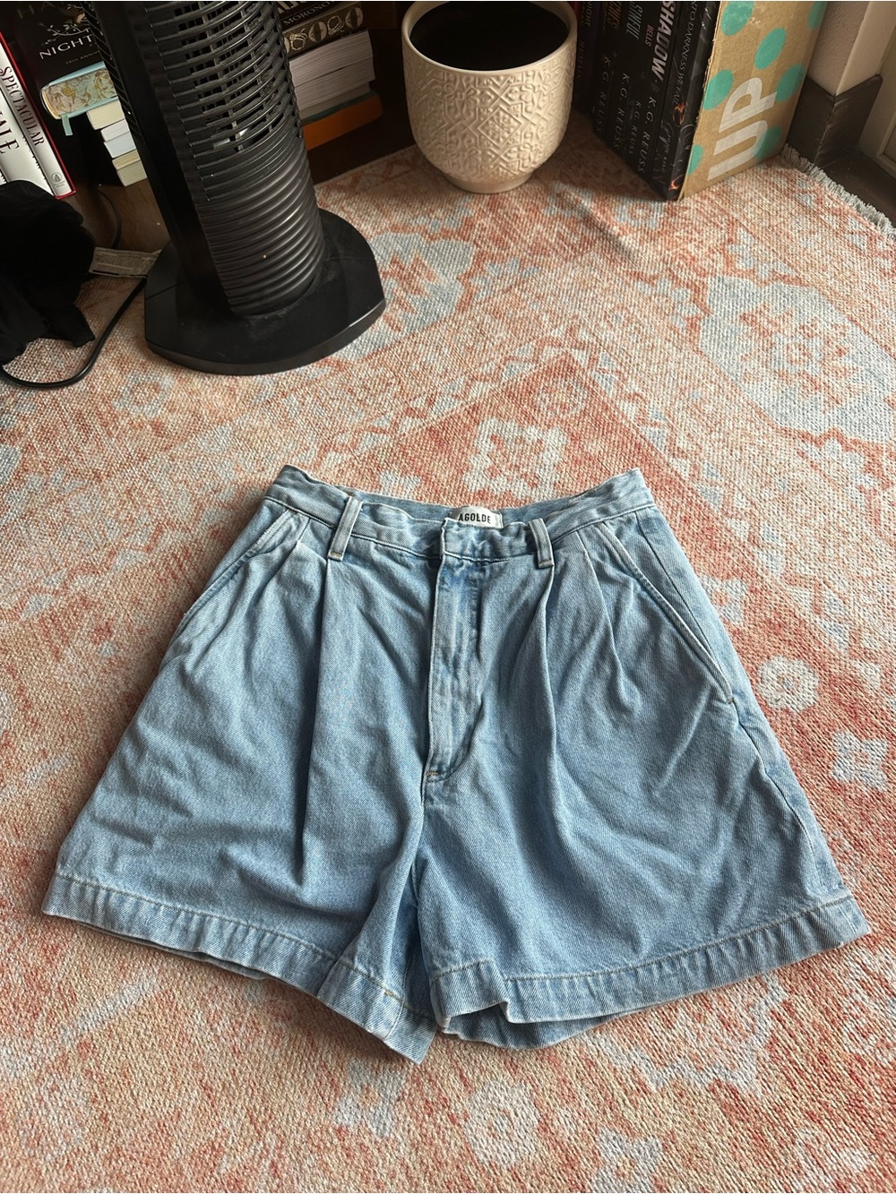 AGOLDE Becker Jean shorts size 25 Aritzia denim brand size 25 A9214-1141 preppy - Picture 2 of 9